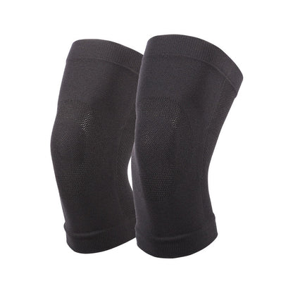 Seamless Support Knee Braces(2 Pieces) - Black - XL - image 1