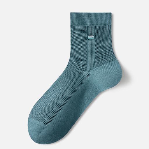 Silk Breathable Quater Socks(3 Pairs) - Green - EU39‑43(US6‑9) - image 7