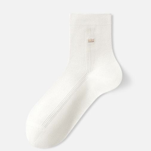 Silk Breathable Quater Socks(3 Pairs) - Apricot - EU39‑43(US6‑9) - image 2