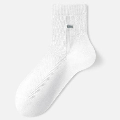 Silk Breathable Quater Socks(3 Pairs) - White - EU39‑43(US6‑9) - image 3