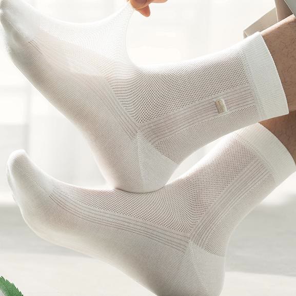 Silk Breathable Quater Socks(3 Pairs) - image 0