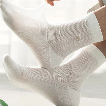 Silk Breathable Quater Socks(3 Pairs) - image 0