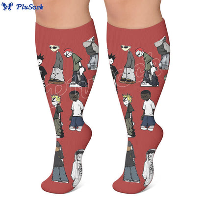 Plus Street Style Compression Socks - image 2