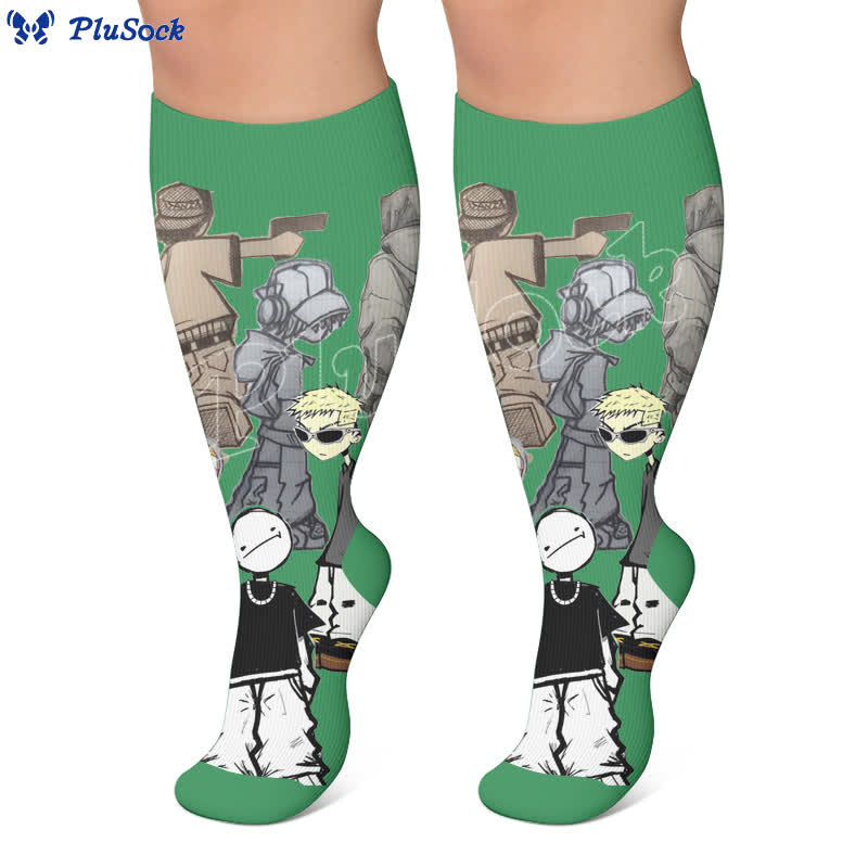 Plus Street Style Compression Socks - image 3