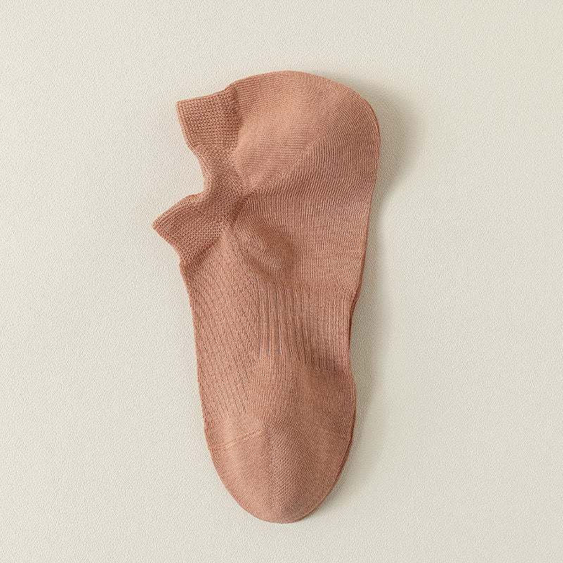 Cotton Ankle Socks(3 Pairs) - Red - EU39-44(US6-10) - image 8