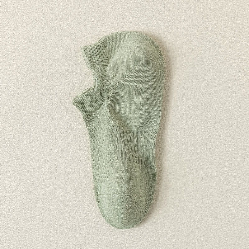 Cotton Ankle Socks(3 Pairs) - Green - EU39-44(US6-10) - image 5