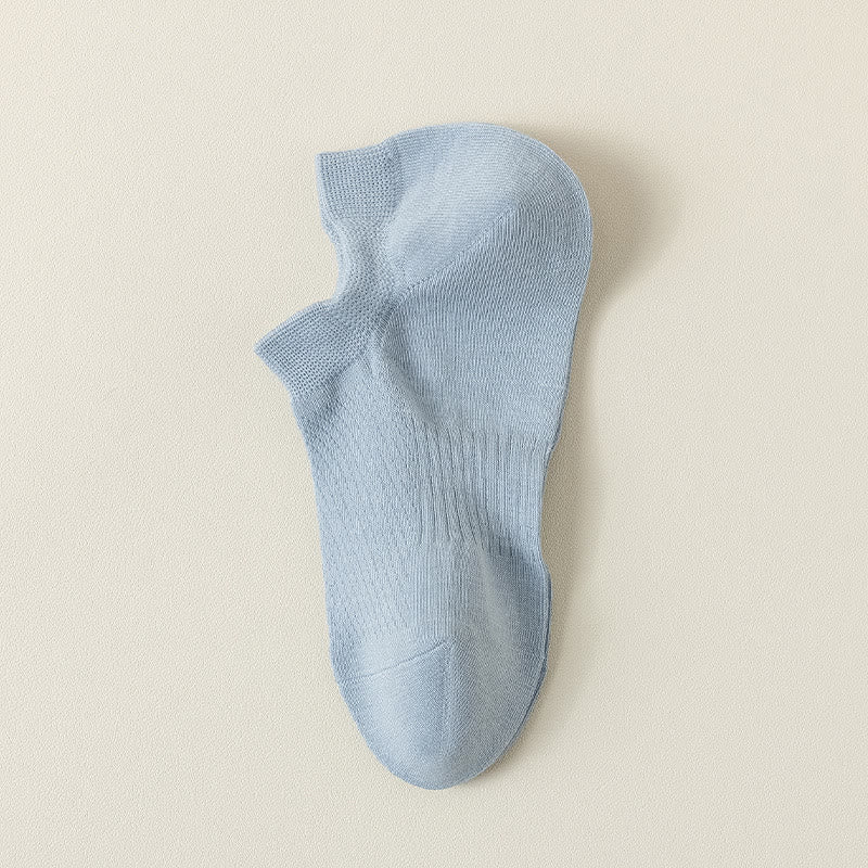 Cotton Ankle Socks(3 Pairs) - Blue - EU39-44(US6-10) - image 6