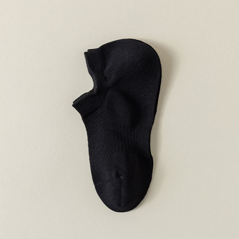Cotton Ankle Socks(3 Pairs) - Black - EU39-44(US6-10) - image 2