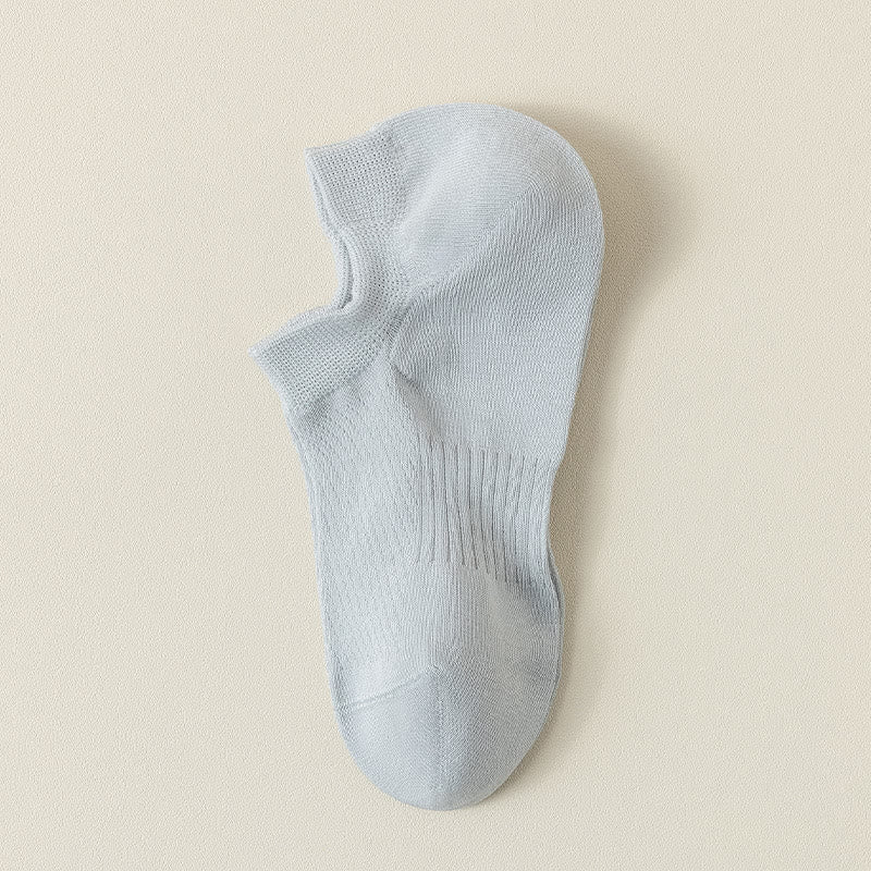 Cotton Ankle Socks(3 Pairs) - Grey - EU39-44(US6-10) - image 9