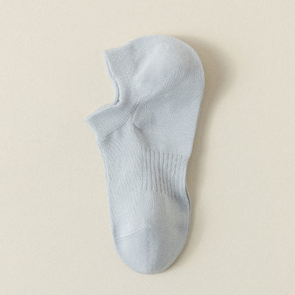 Cotton Ankle Socks(3 Pairs) - Grey - EU39-44(US6-10) - image 9