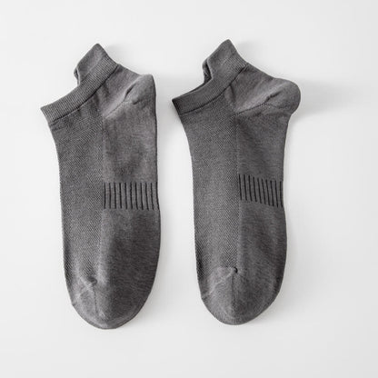 Breathable No Show Socks(5 Pairs) - Dark Grey - EU39-44(US6-10) - image 2