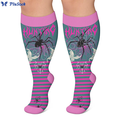Plus Size Butterfly Spider Compression Socks - image 3