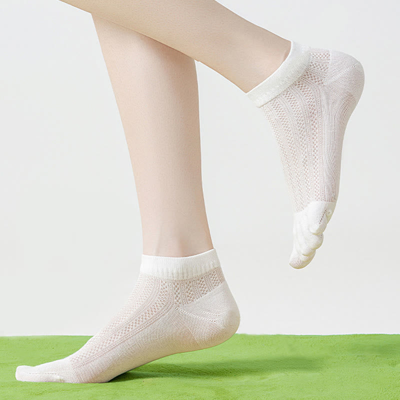 Breathable Mesh Alignment Socks(4 Pairs) - image 3