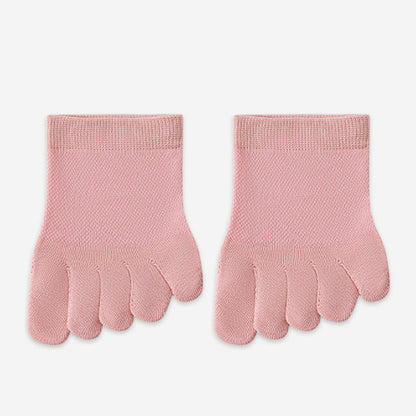 Cotton Soft Alignment Socks(5 Pairs) - Pink - EU36-40(US3-7) - image 14