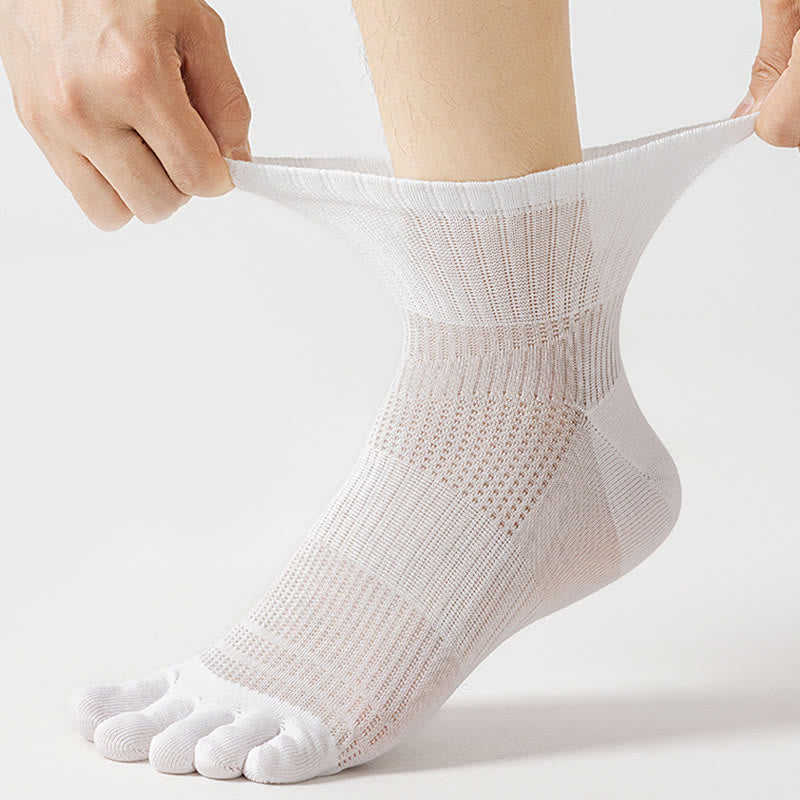 Breathable Cotton Alignment Socks(5 Pairs) - image 1