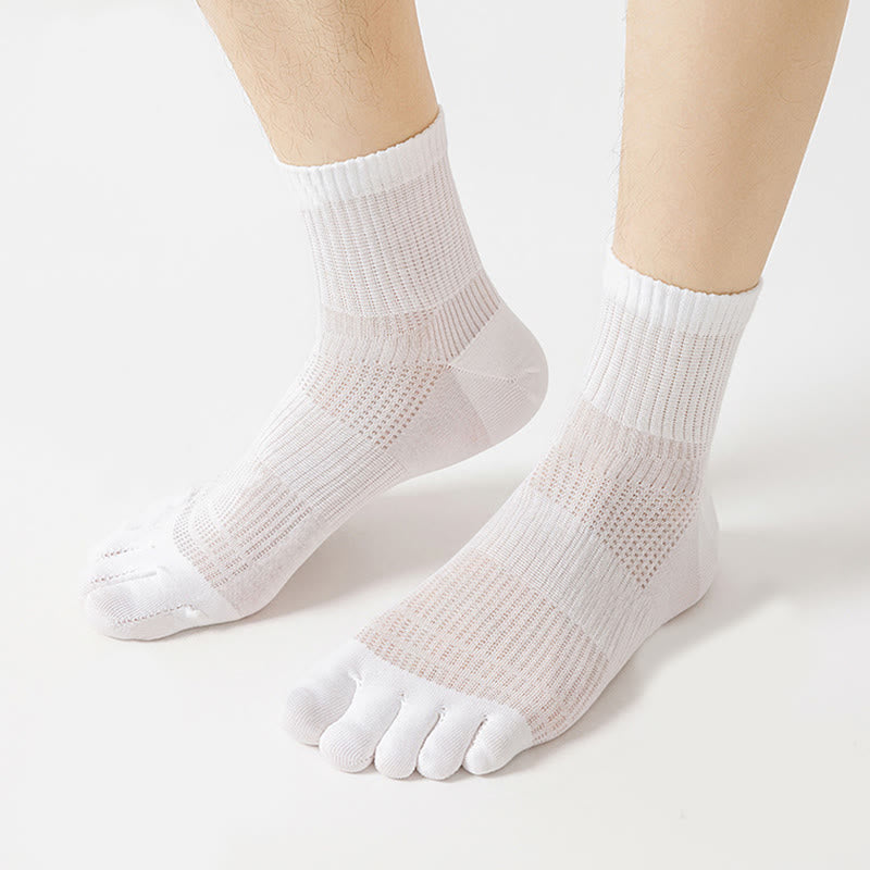 Breathable Cotton Alignment Socks(5 Pairs) - image 2
