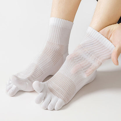 Breathable Cotton Alignment Socks(5 Pairs) - image 3