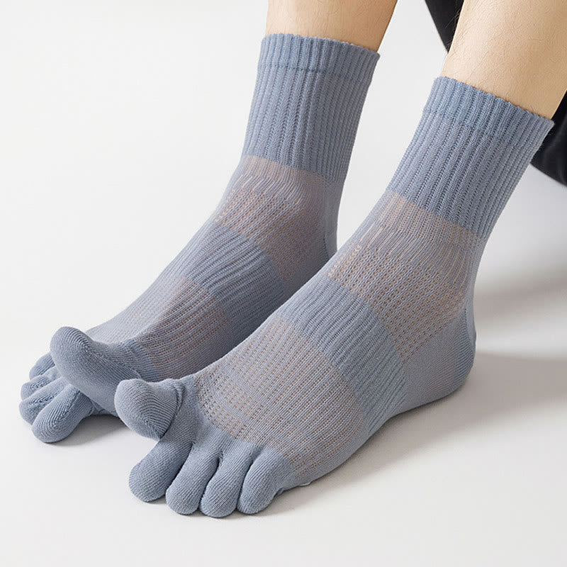 Breathable Cotton Alignment Socks(5 Pairs) - image 6