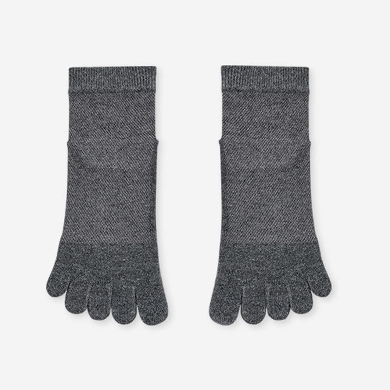 Breathable Antibacteria Alignment Socks(3 Pairs) - Dark Grey - EU40-45(US7-11) - image 14
