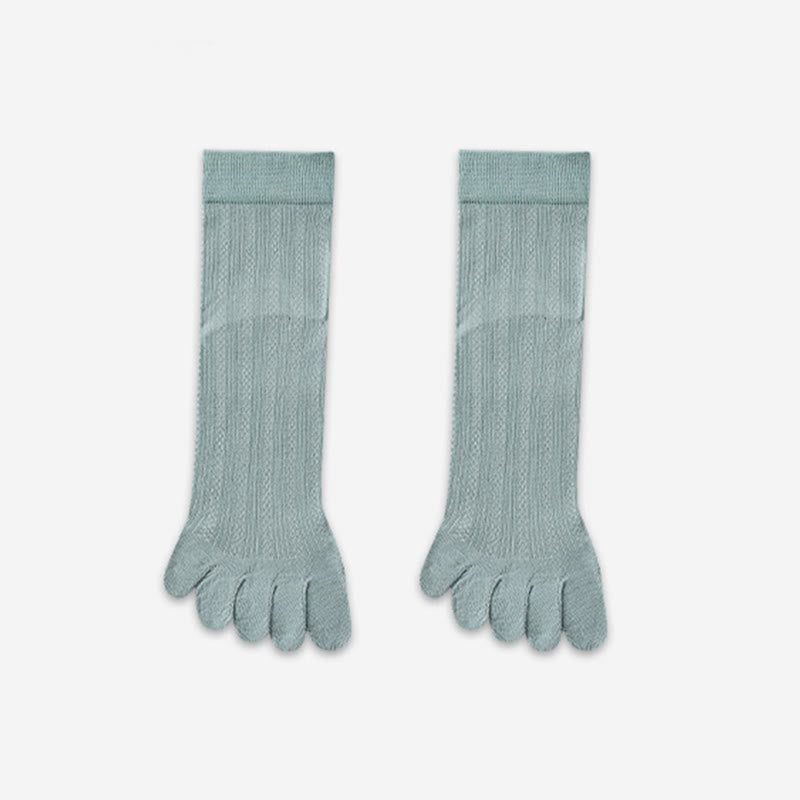 Bamboo Lightweight Alignment Socks(4 Pairs) - Green - EU39-45(US6-11) - image 16