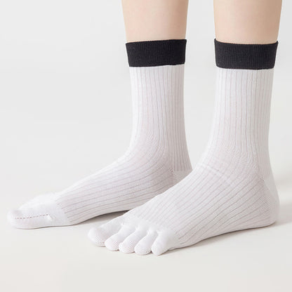 Casual Colorblock Alignment Socks(3 Pairs) - image 9