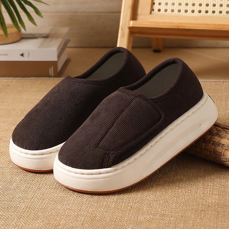 Plus Size Cushioned Sole Slippers - Coffee - EU45-46(US10-11) - image 14