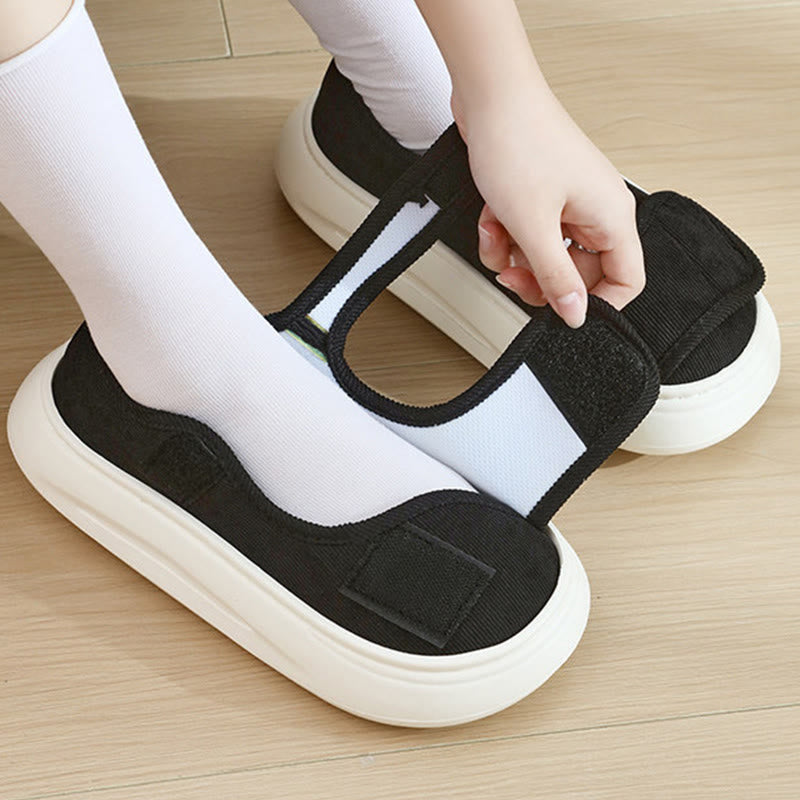 Plus Size Wide Open Design Slippers - image 1