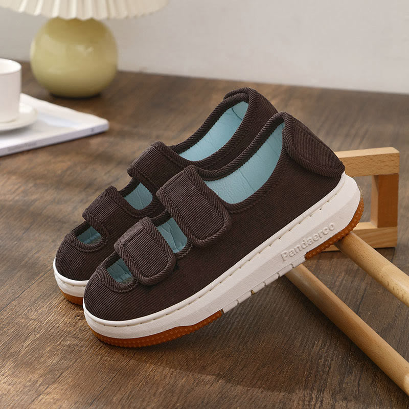Plus Size Adjustable Slippers - Brown - EU45-46(US11-12) - image 8