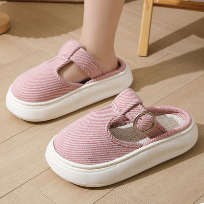 Plus Size Cozy Thick Sole Slippers - image 2