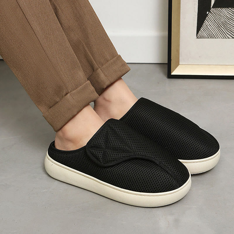 Plus Size Breathable Mesh Upper Slippers - image 2