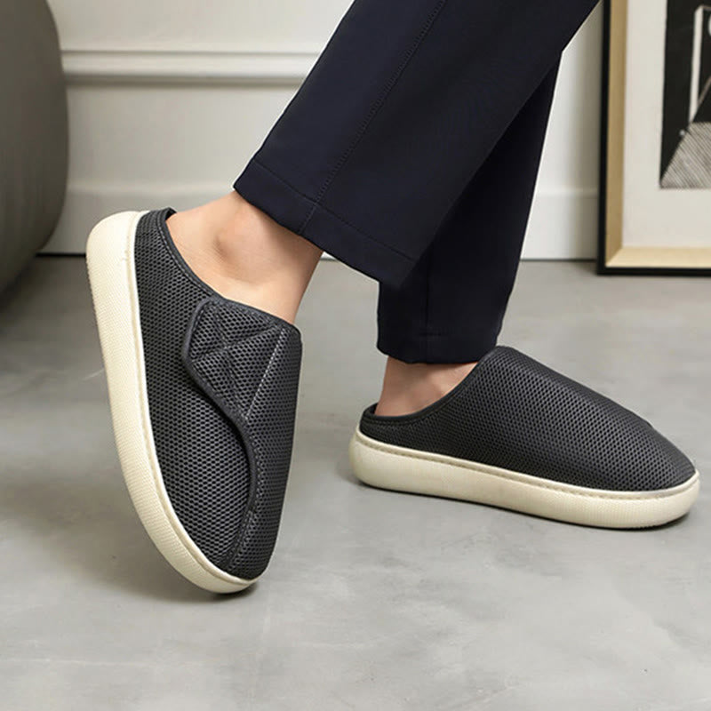 Plus Size Breathable Mesh Upper Slippers - image 5
