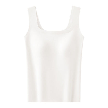 Plus Size Square Neck Cooling Sensation Tank Top - White - XXL - image 7