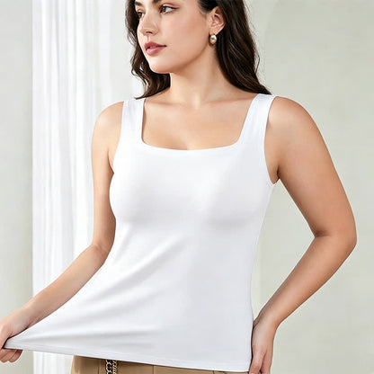 Plus Size Square Neck Cooling Sensation Tank Top - image 4