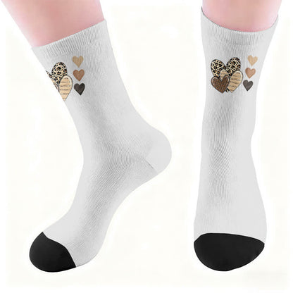 Leopard Butterfly Heart Socks - image 6