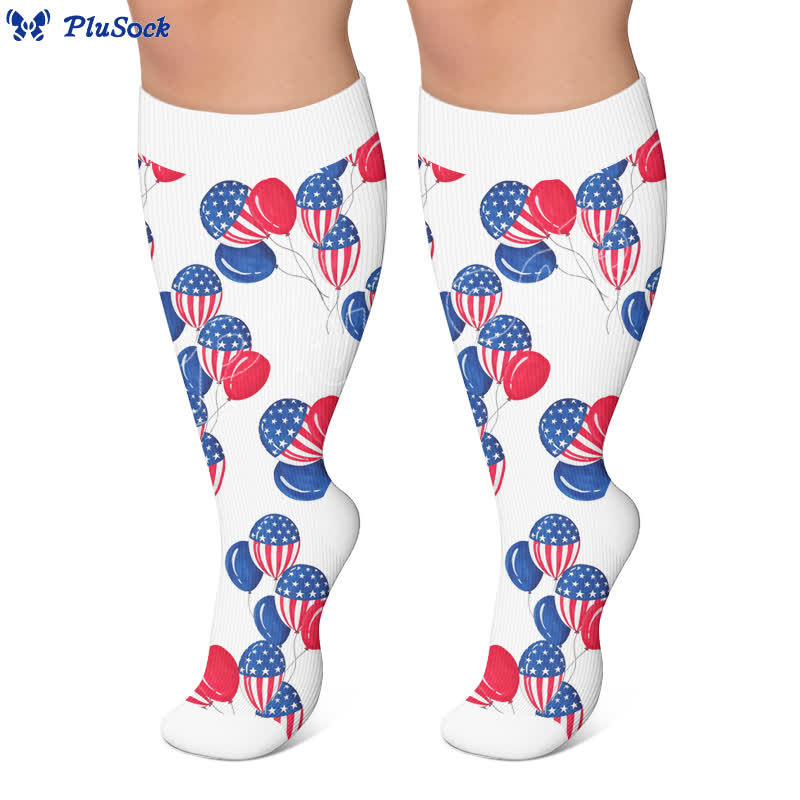 Plus Size Free America Compression Socks - image 4