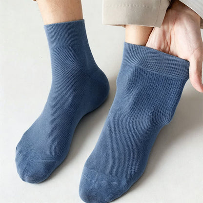 Cotton Breathable Quarter Socks(6 Pairs) - image 11