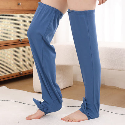 Minimal Ribbed Overknee Sleep Socks - image 1