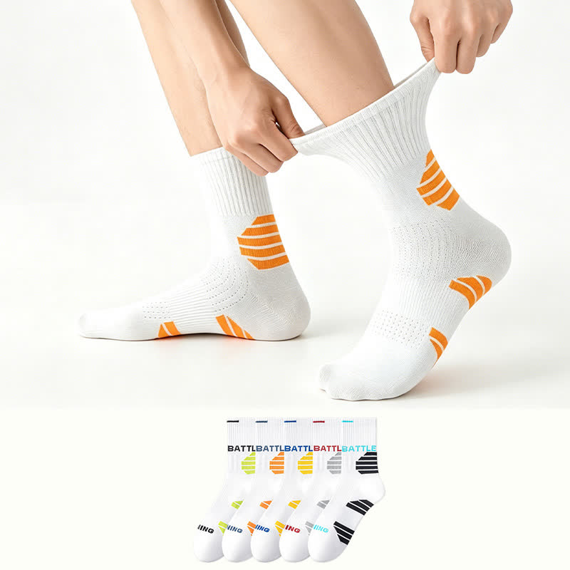 Battle Cushioned Quarter Socks(5 Pairs) - image 0