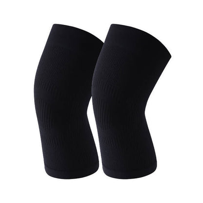 Breathable supportive Compression Knee Braces - Black - L - image 7