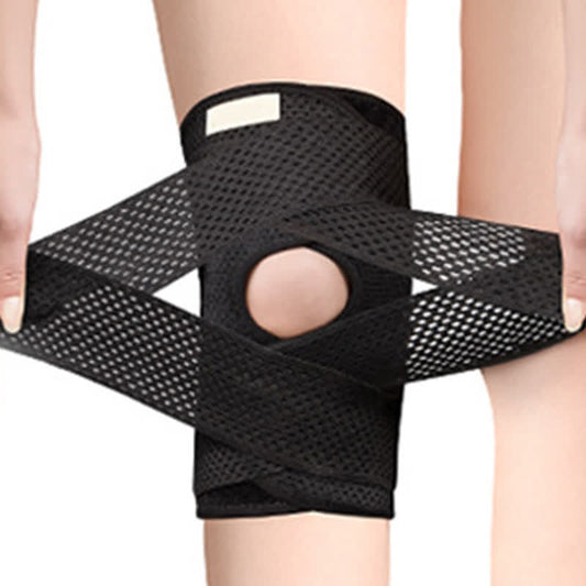 Open Patella Knee Brace - Black - 3XL - image 0