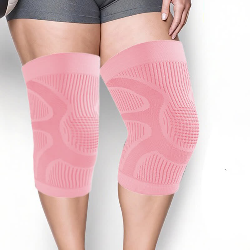Zoned Compression Knee Braces - Pink - 5XL/6XL - image 3