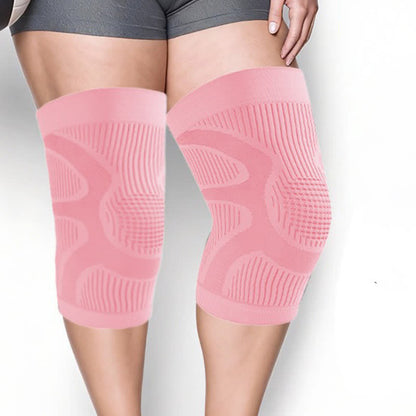 Zoned Compression Knee Braces - Pink - 5XL/6XL - image 3