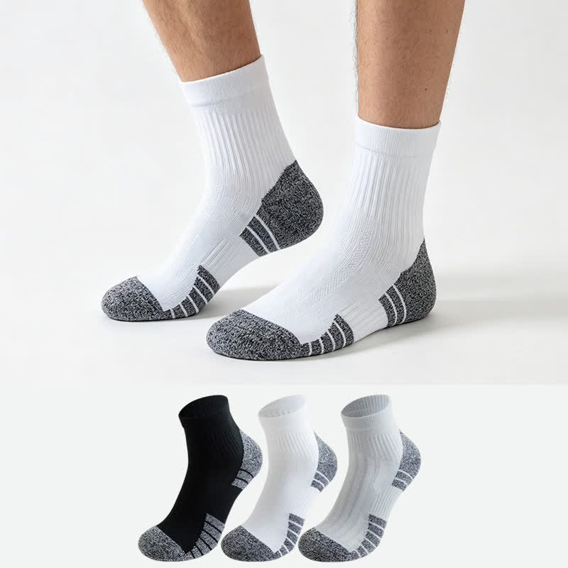 Cushioned Quarter Compression Socks(3 Pairs) - image 0
