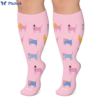 Plus Size Creative Animal Compression Socks - image 5