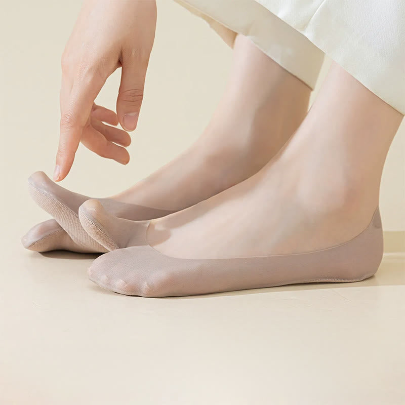 Ice Silk Tabi No Show Socks(4 Pairs) - image 2