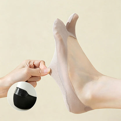 Ice Silk Tabi No Show Socks(4 Pairs) - image 4