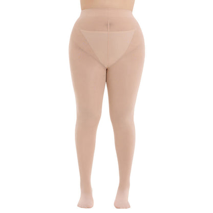 Shaping High Waist Pantyhose(3 Pairs) - Pink - 3XL-4XL - image 5