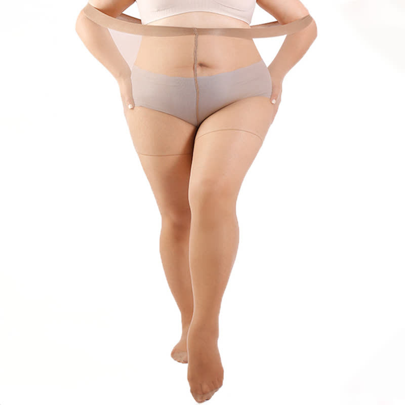 High Waist Shaping Pantyhose(3 Pairs) - image 2