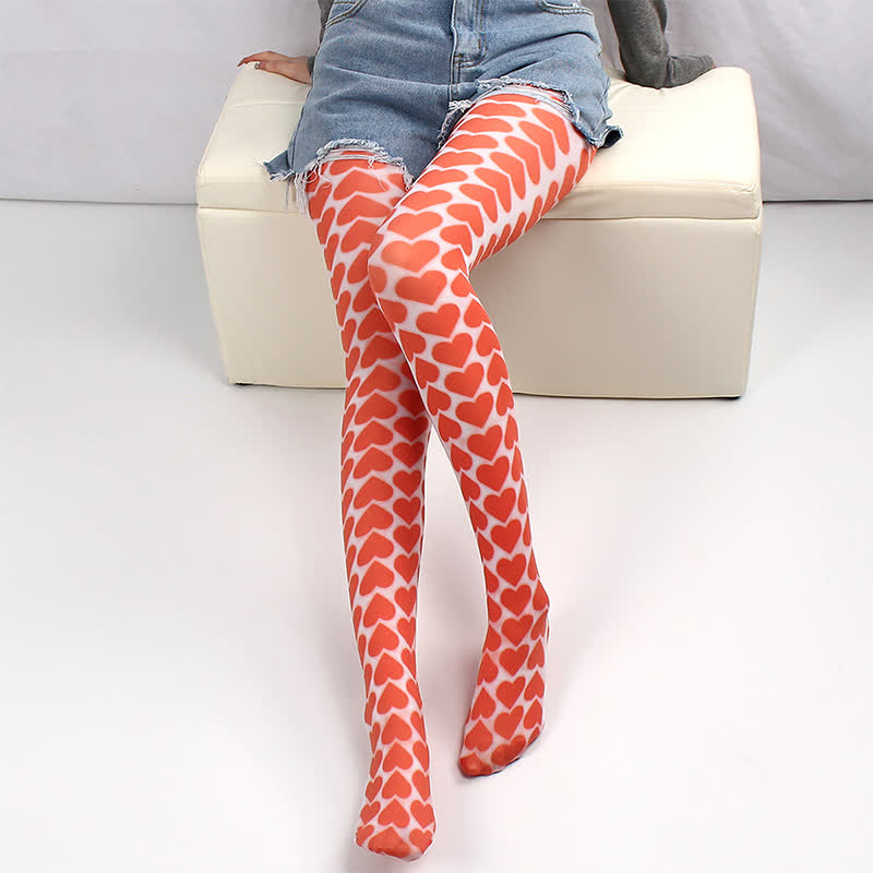Butterfly Print Daily Pantyhose - E - One Size - image 4