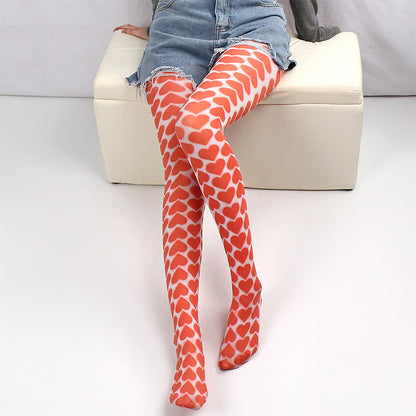 Butterfly Print Daily Pantyhose - E - One Size - image 4